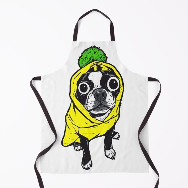 Item preview, Yellow Boston Terrier Hoody designed and sold by turddemon.