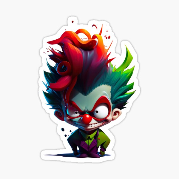Cartoon Joker Stickers for Sale | Redbubble Cartoon Joker Stickers for Sale | Redbubble