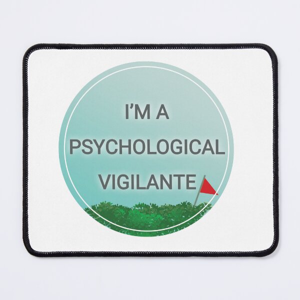 Item preview, I'm a psychological vigilante - shrinking designed and sold by bibliophan.