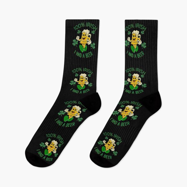 Item preview, 100% Irish I Had A Beer St Patrick's Day Lucky Shamrock Clover Leprechaun St Paddy's Day Funny designed and sold by CarantinedChaos.