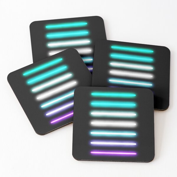Item preview, Minimalist Neon Gay Pride Flag designed and sold by O1RSH.