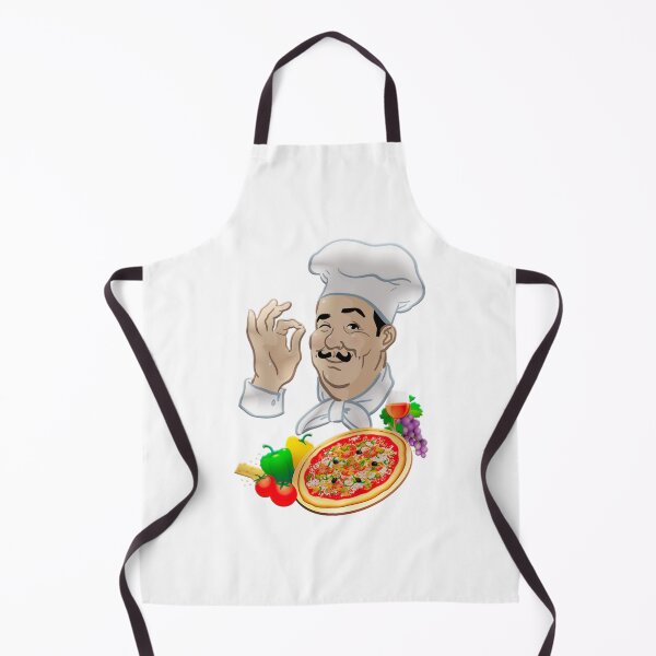 Item preview, Chef and Big Italian Pizza  designed and sold by OnlyBlissDesign.