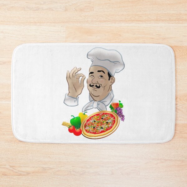 Item preview, Chef and Big Italian Pizza  designed and sold by OnlyBlissDesign.