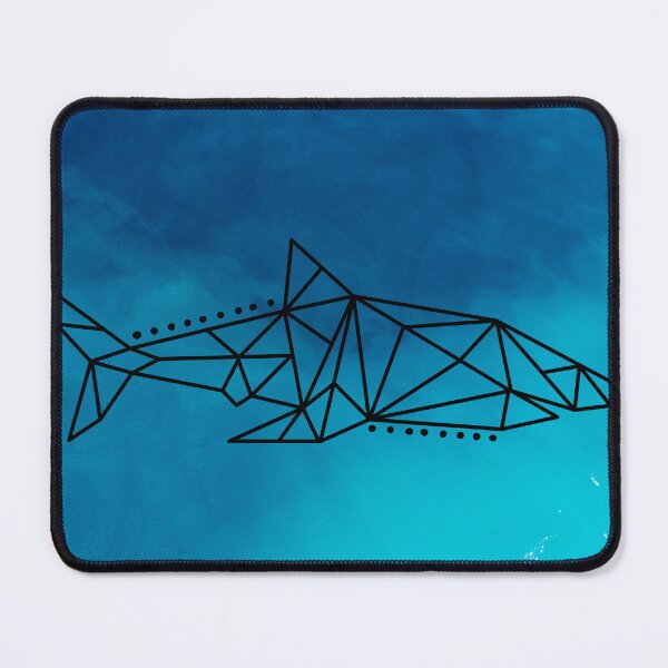 Item preview, Geometric Shark designed and sold by JawsomeCreates.