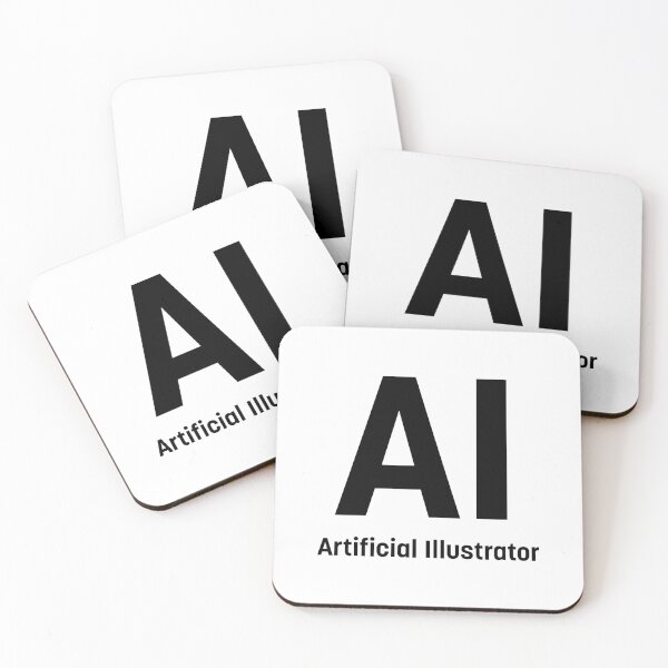 Item preview, AI - Artificial Illustrator (Black) designed and sold by STUDIO-72.