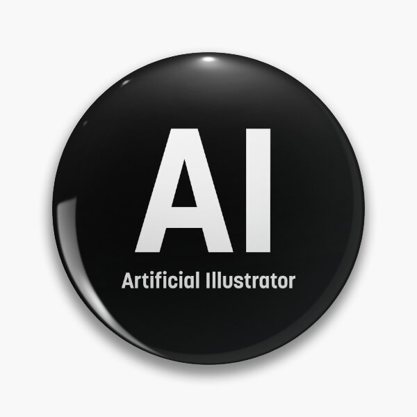 Artikelvorschau, KI – Künstlicher Illustrator (Weiß) entworfen und verkauft von STUDIO-72.
