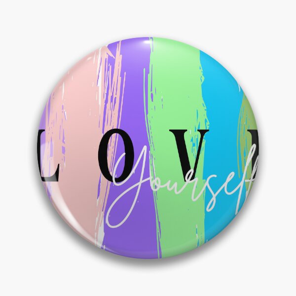 Item preview, Motivation poster "Love Yourself". Vector illustration.Text lettering of an inspirational saying. Quote Typographical Poster Template, vector design Ink dry brush stains, stroke, splash, smudge. designed and sold by prateek jain.
