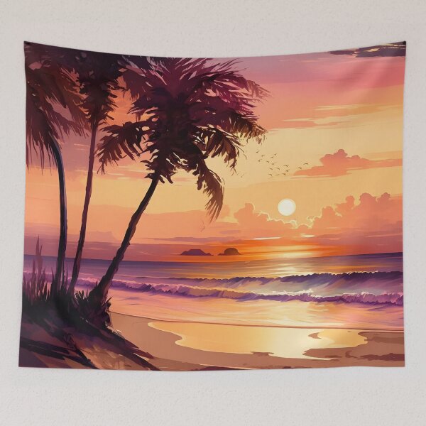 Item preview, Beautiful Beach sunset designed and sold by Waveval.