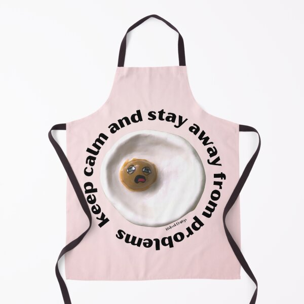 Item preview, Keep Calm and Stay Away from Problems Egg Dude, Aesthetic Pink | lilsboobthangs designed and sold by lilsboobthangs.