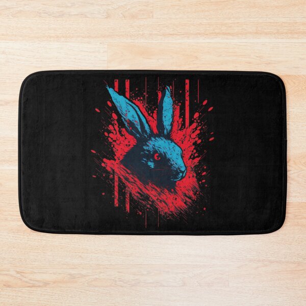 Item preview, Incredible Blue Bunny Red Splatter  designed and sold by MinusyClothing.