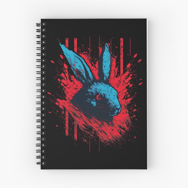 Item preview, Incredible Blue Bunny Red Splatter  designed and sold by MinusyClothing.