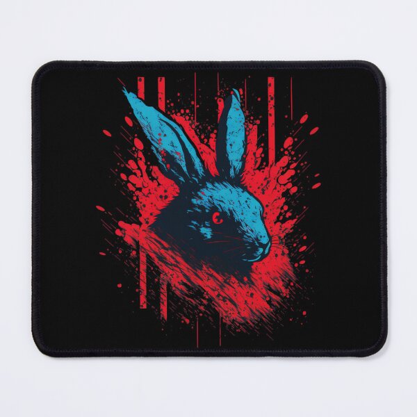 Item preview, Incredible Blue Bunny Red Splatter  designed and sold by MinusyClothing.