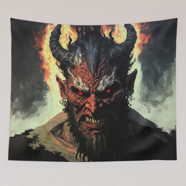 Item preview, Murderous Horned Demon Lord of Suffering designed and sold by Critical Meltdown.