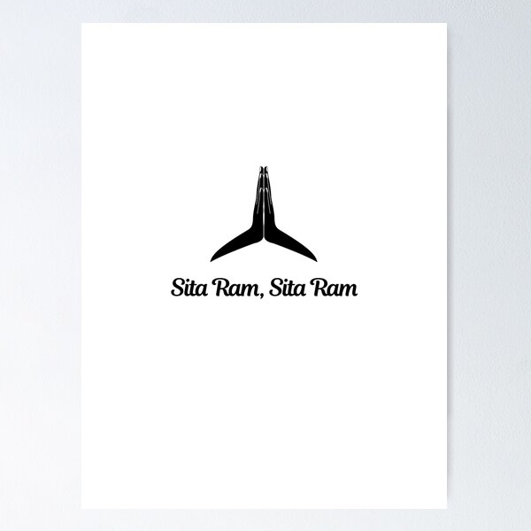 Item preview, Sita Ram, a Hindu greeting – Perfectly Unique and Memorable Gifts [003A] designed and sold by SattvaCentric.