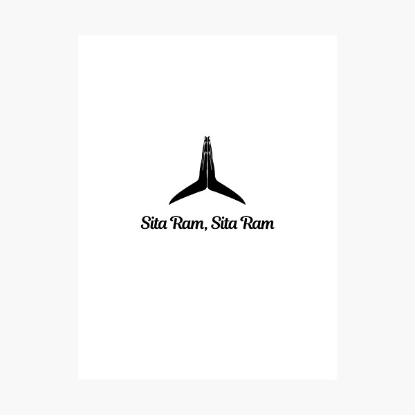 Item preview, Sita Ram, a Hindu greeting – Perfectly Unique and Memorable Gifts [003A] designed and sold by SattvaCentric.