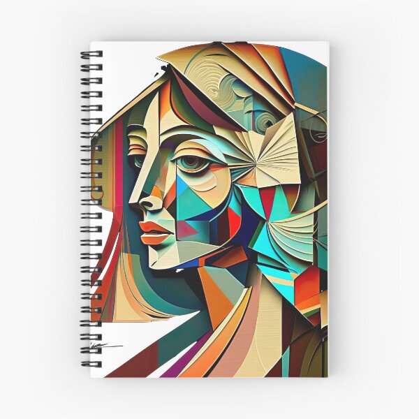 Artikelvorschau, Bunte Frau im Picasso-Stil entworfen und verkauft von VAXANA.
