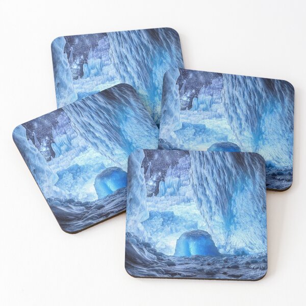 Item preview, The Magnificent Blue Ice Cave  designed and sold by Yarora.ai.