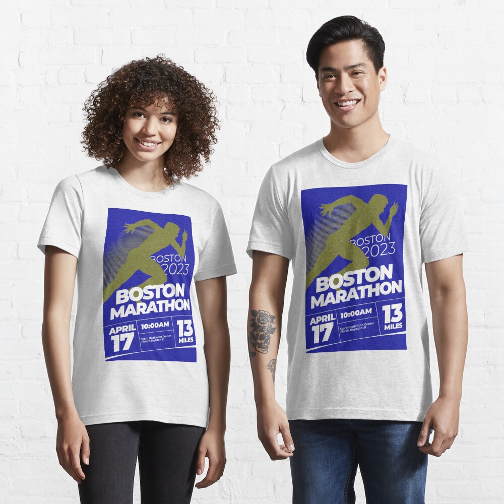 Boston Marathon 2023 Essential T-Shirt for Sale by SportsClassics