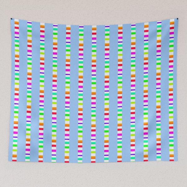 Item preview, Rainbow blue color aesthetic |  Rainbow blue geometric pattern designed and sold by lausn.