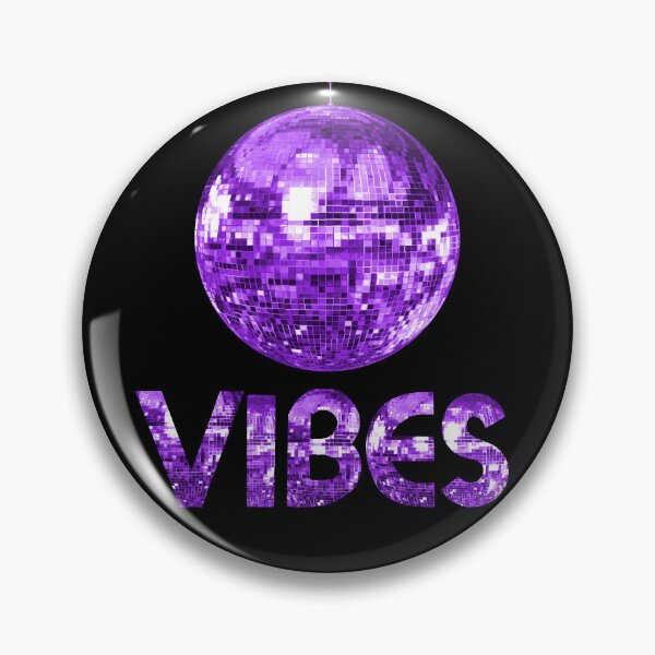 Artikelvorschau, Lila Discoball-Vibes der 70er Jahre entworfen und verkauft von Deborah Camp.