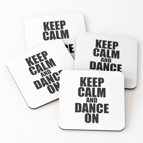Item preview, Keep Calm and Dance On, funny text design, music, gift for dancer, dance teacher, dj, disc jockey designed and sold by wondertree.
