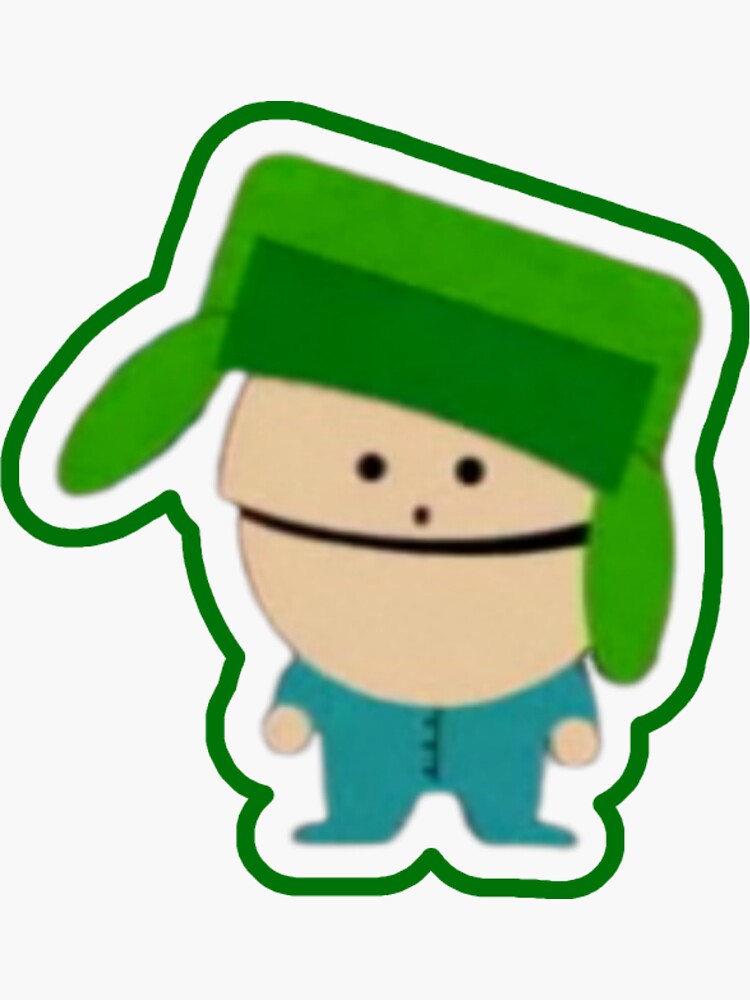 South Park Ike in Kyle's hat Sticker for Sale by EveisnotanEevee