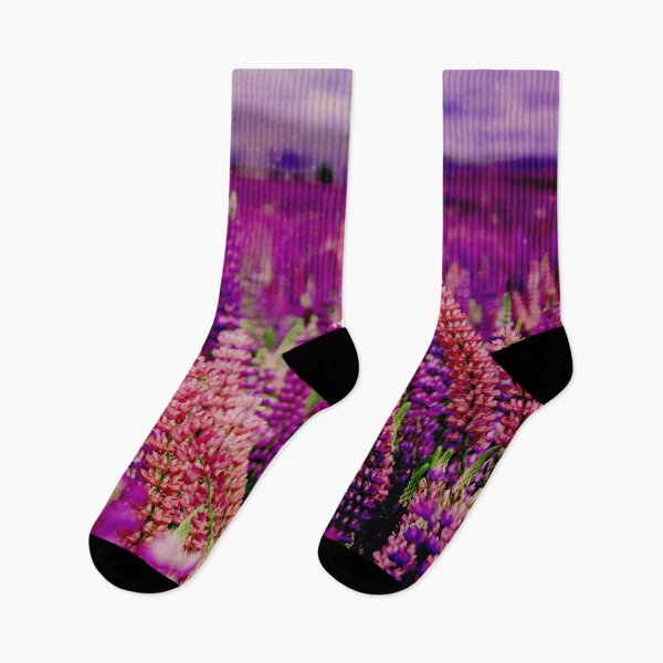 Item preview, Purple and Pink Flower Field designed and sold by Muhashii Mu.