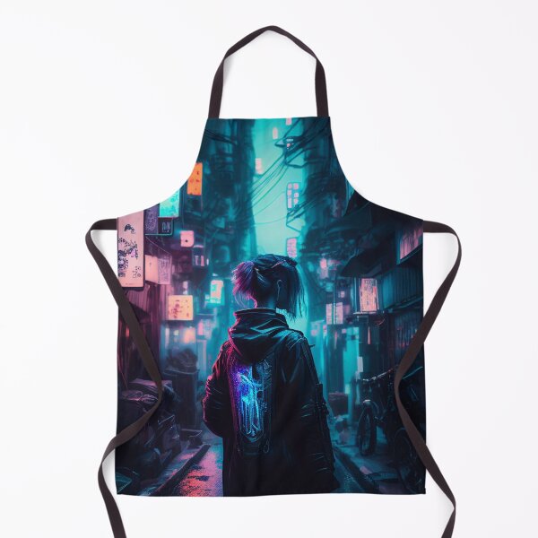 Item preview, Cyberpunk Dystopia: Futuristic Art Print designed and sold by Lina Khaled.