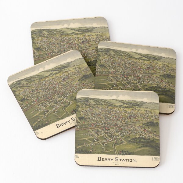 Item preview, Derry Station, Pennsylvania (1900) designed and sold by allhistory.