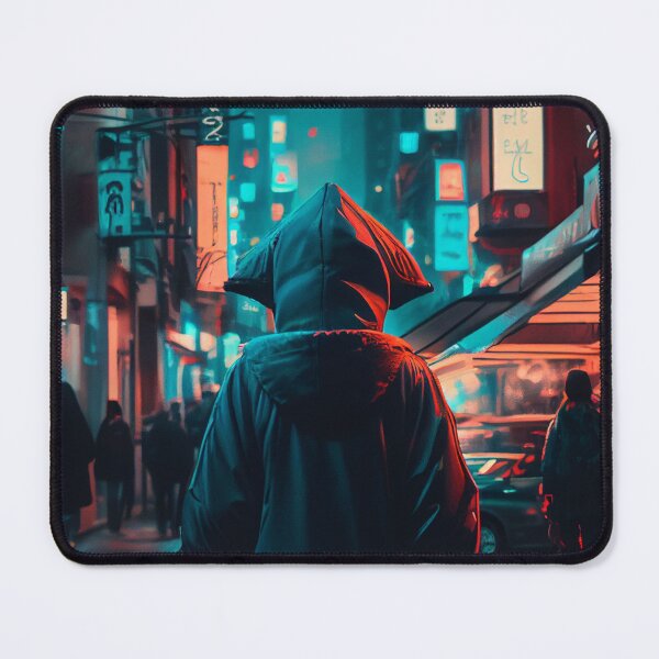 Item preview, Cyberpunk Dystopia: Futuristic Art Print designed and sold by Lina Khaled.