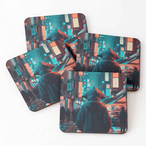 Item preview, Cyberpunk Dystopia: Futuristic Art Print designed and sold by Lina Khaled.