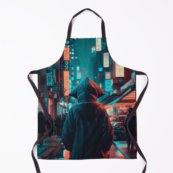 Item preview, Cyberpunk Dystopia: Futuristic Art Print designed and sold by Lina Khaled.
