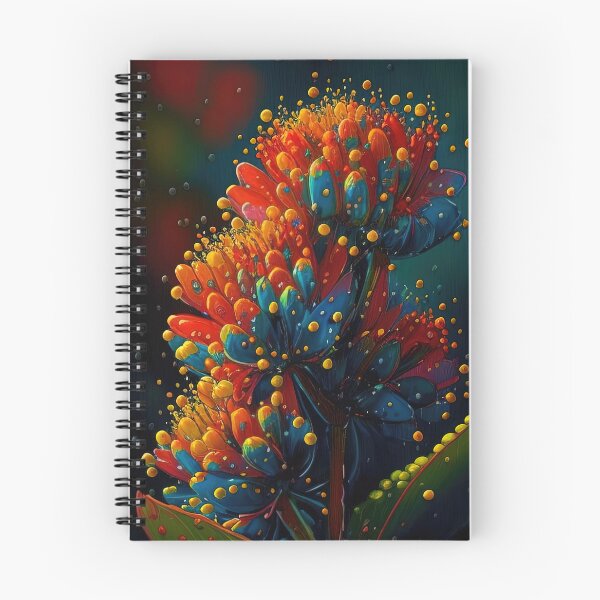 Item preview, Pointillism style bubbles and flowers designed and sold by RK - Shop.