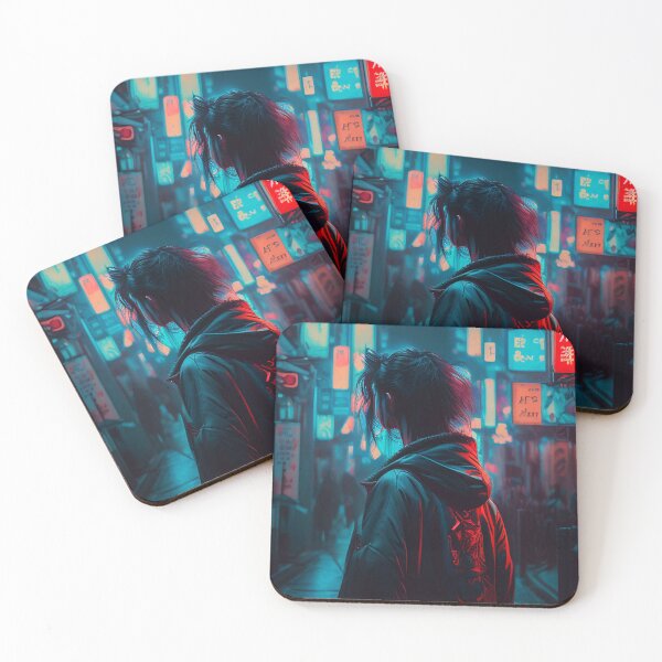 Item preview, Cyberpunk Dystopia: Futuristic Art Print designed and sold by Lina Khaled.