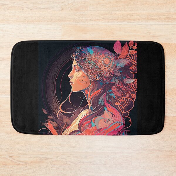 Item preview, Art Nouveau inspired by Alphonse Mucha Poster designed and sold by ZvekiVintage.