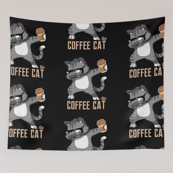Item preview, Coffeecat, cool coffee cat designed and sold by fattim3.