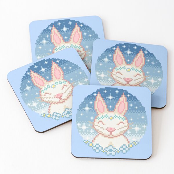 Item preview, Kawaii bunny pixel art designed and sold by AlleenasPixels.