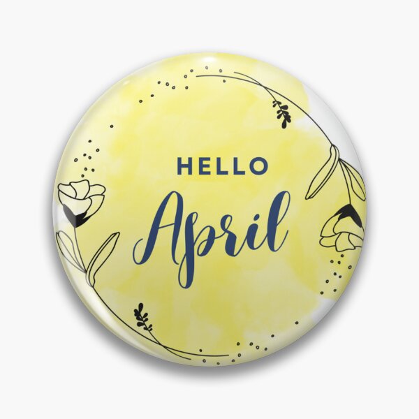 Item preview, Hello April - Watercolour designed and sold by PeachesandPear.