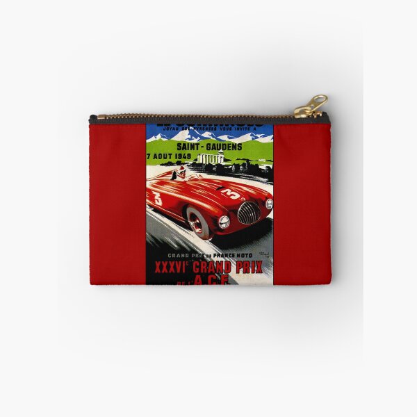 Item preview, FRANCE : Vintage 1948 Grand Prix Auto Racing Advertising Print designed and sold by posterbobs.