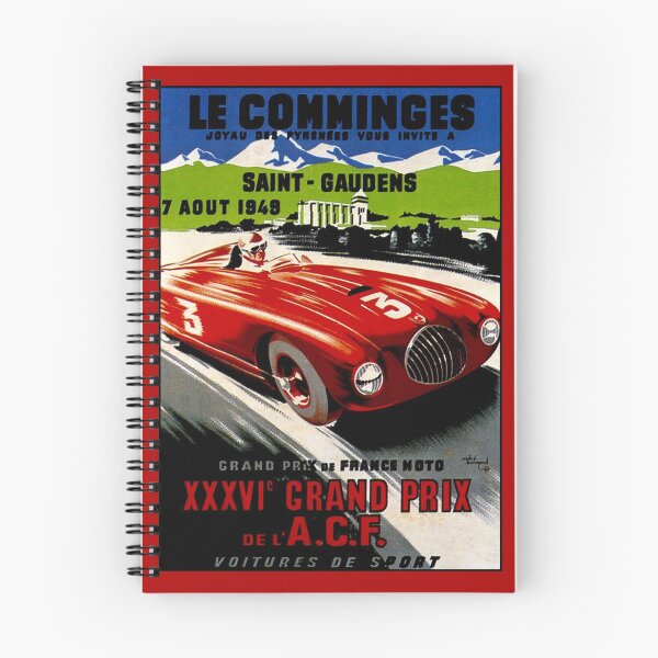 Item preview, FRANCE : Vintage 1948 Grand Prix Auto Racing Advertising Print designed and sold by posterbobs.