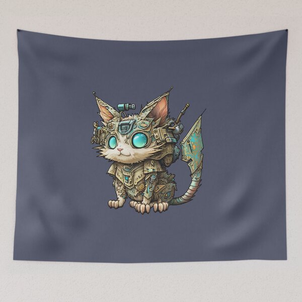 Item preview, Magical Mechanical Meow - Short & Floofy Version designed and sold by DreamsGD.