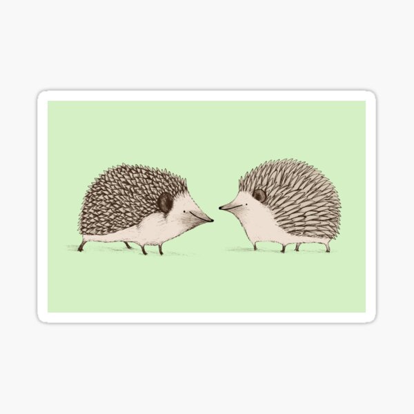 Item preview, Two Hedgehogs designed and sold by Sophie Corrigan.