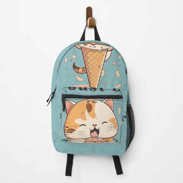 Item preview, I'm Just Here for the Ice Cream Cut Kawaii Kitty designed and sold by wildcrazylove.