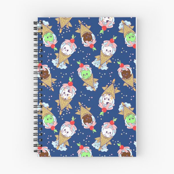 Item preview, Ice Cream Space Cats pattern 1 designed and sold by FairiesAndFinds.