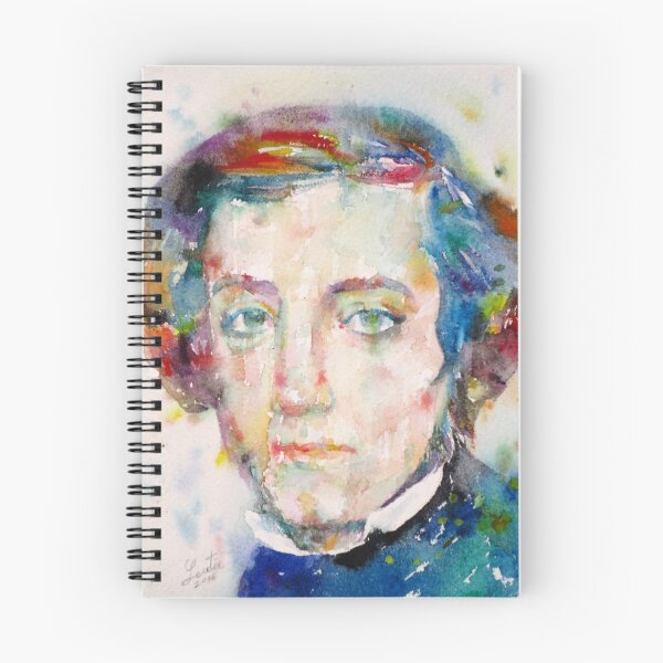 Item preview, ALEXIS DE TOCQUEVILLE - watercolor portrait designed and sold by lautir.