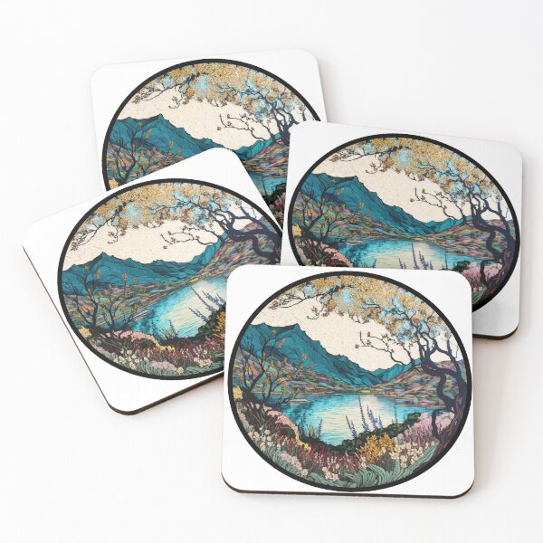 Item preview, Tranquil Mountain Lake Landscape designed and sold by NatureImprimer.