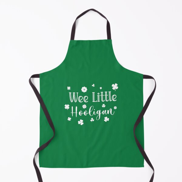 Item preview, Wee Little Holligan White Text And Shamroks designed and sold by bolkibox.