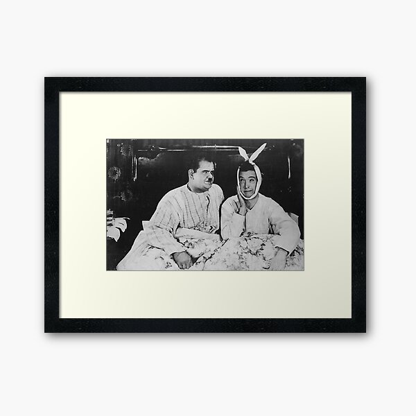 Laurel and Hardy Framed Art Print