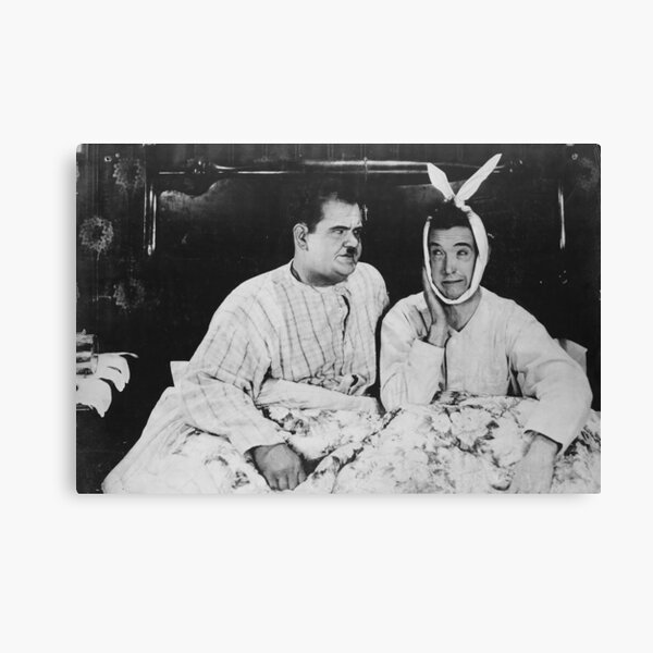 Laurel and Hardy Canvas Print
