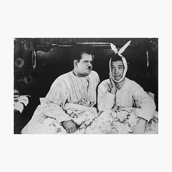 Laurel and Hardy Photographic Print